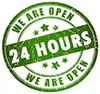 We work 24/7